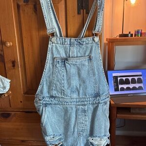 Blank NYC jeans shorts overalls